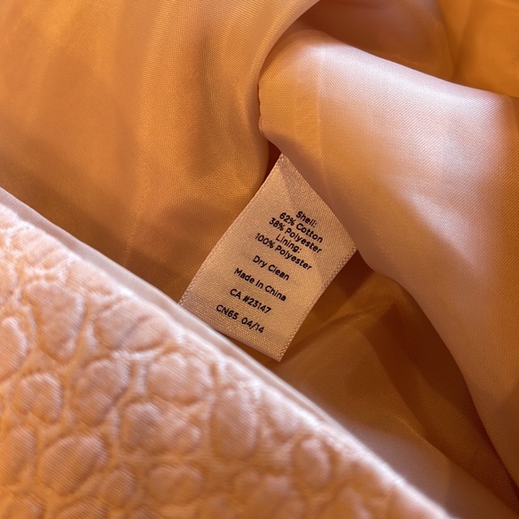 Talbots petites 4P beautiful textured cap sleeve shift dress fabulous baby pink - Picture 10 of 12